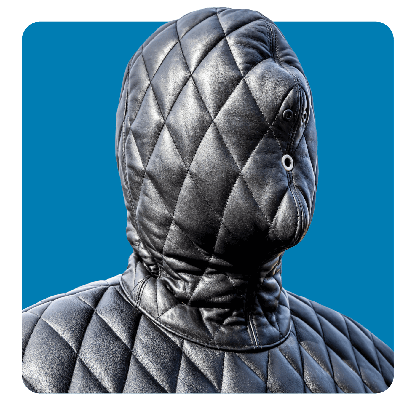Quilted Bondage Suit All Black