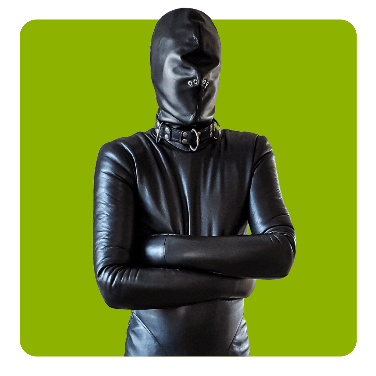 Leatherprison leather straijacket catsuit, bondage, fetish, slave, sub, dom, dungeon
