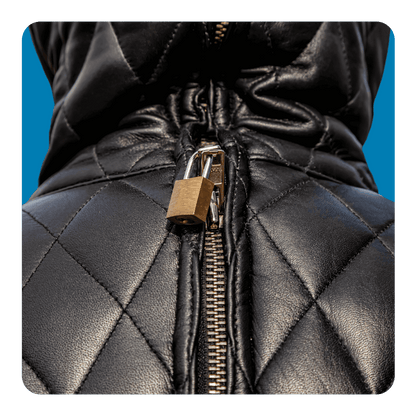 leather bondage suit, total enclosure leather, quilted leather, fetish, dom sub, slave, dungeon